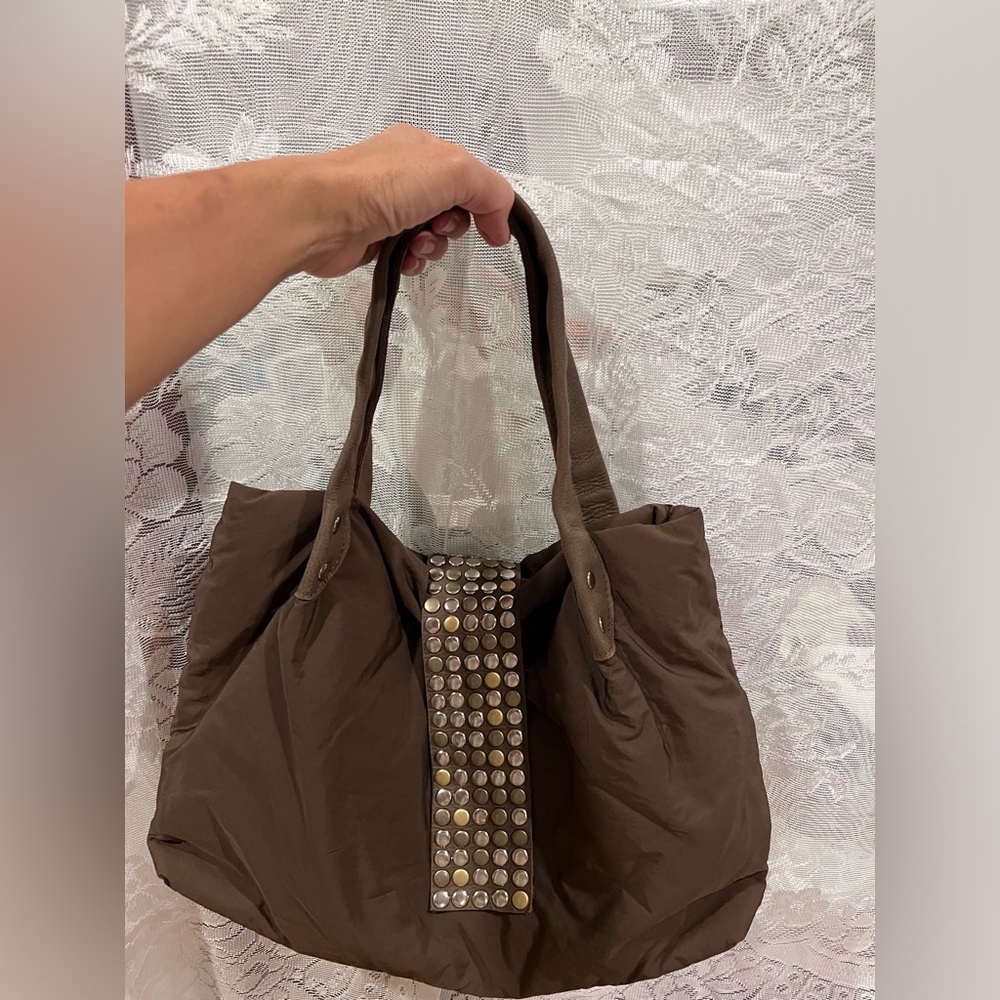 Earth, music & ecology hand bag